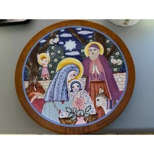 Konigszelt Bayern The Birth of Christ 1984 Collector Plate Heidi Keller